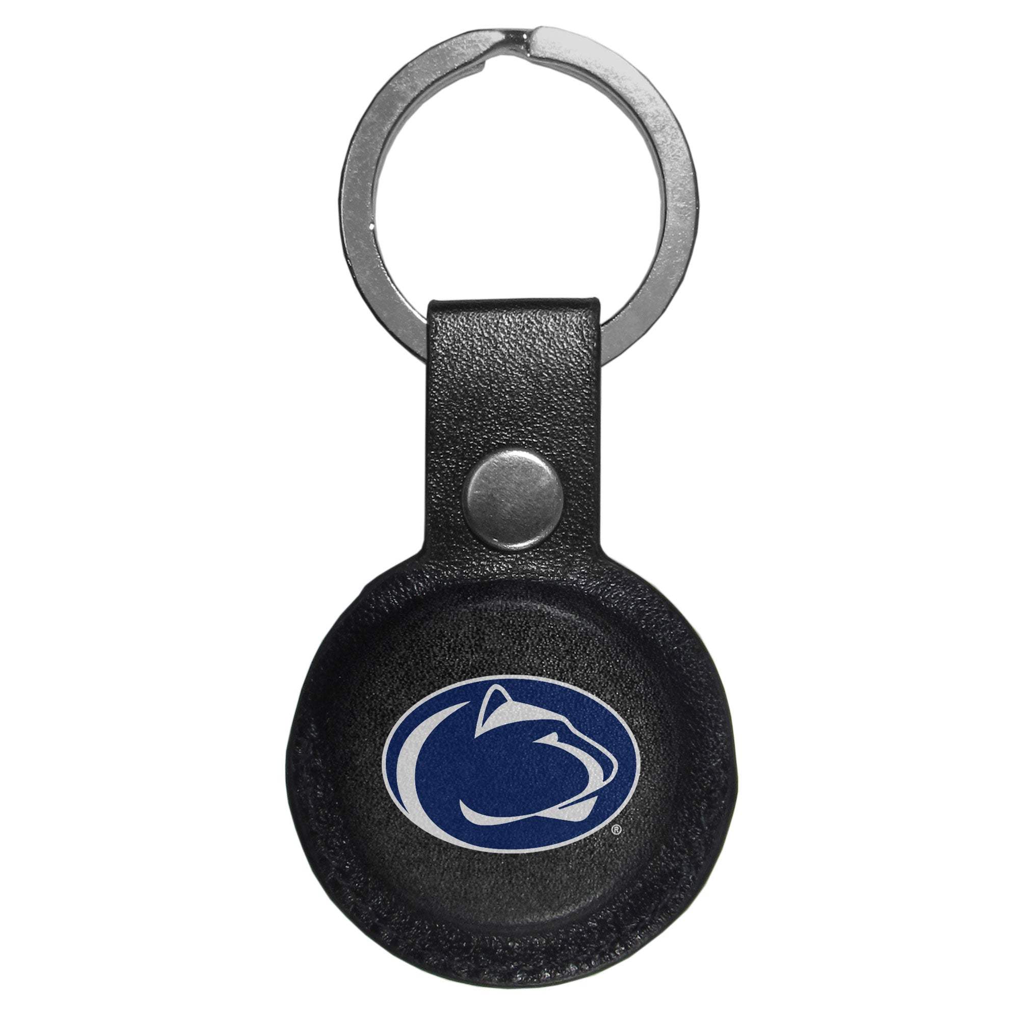 Penn St. Nittany Lions AirTag Compatible Leather Key Chain