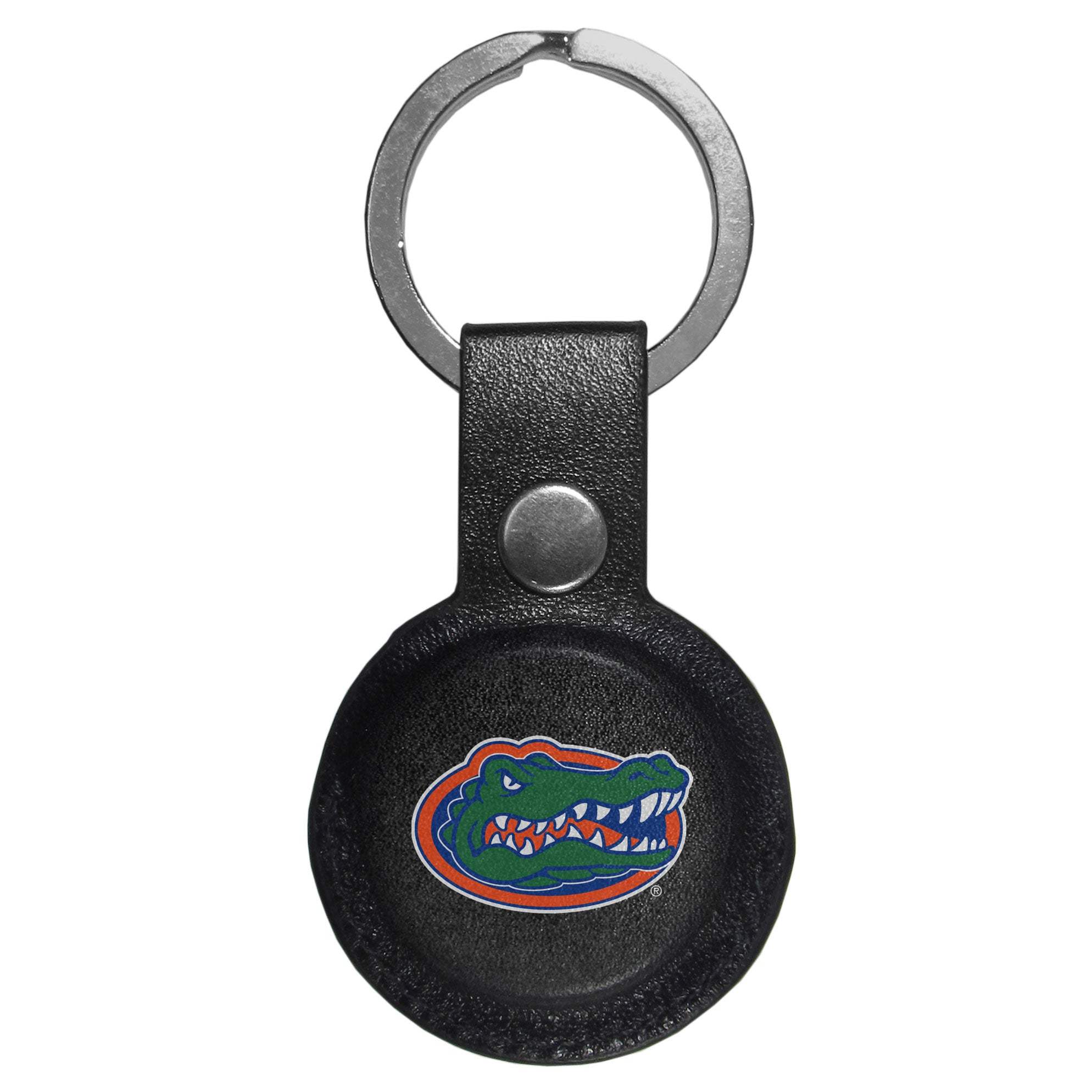 Florida Gators AirTag Compatible Leather Key Chain