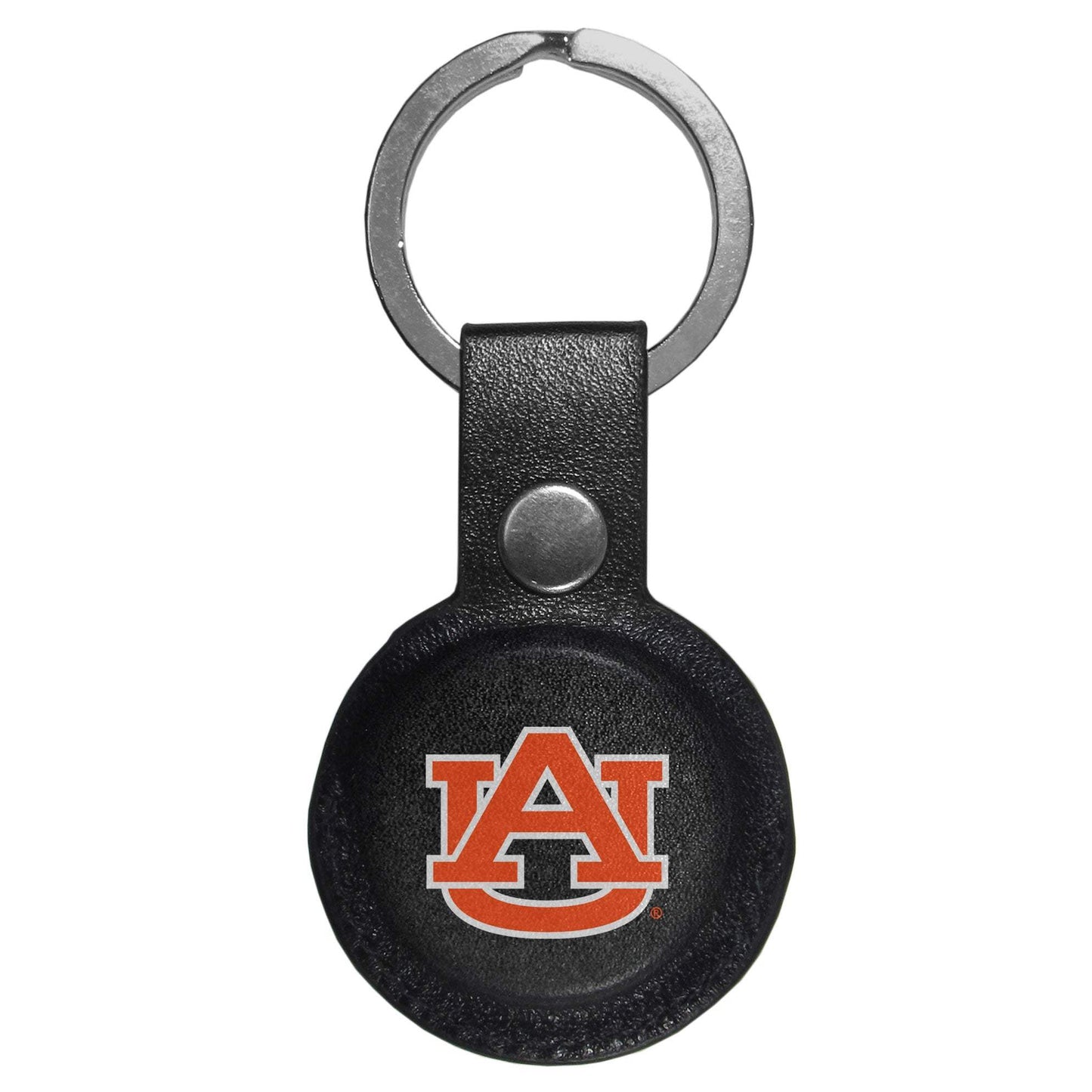 Auburn Tigers AirTag Compatible Leather Key Chain