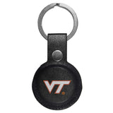 Virginia Tech Hokies AirTag Compatible Leather Key Chain