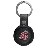 Washington St. Cougars AirTag Compatible Leather Key Chain
