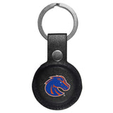 Boise St. Broncos AirTag Compatible Leather Key Chain