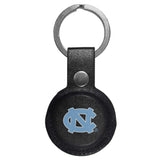 N. Carolina Tar Heels AirTag Compatible Leather Key Chain