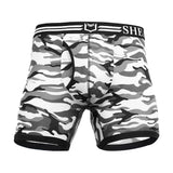 SHEATH 4.0 Polyester Camo Men's Pouch Boxer Brief 5" - SHEATH UNDERWEAR - Flyclothing LLC