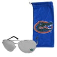 Florida Gators Aviator Sunglasses and Bag Set - Siskiyou Buckle