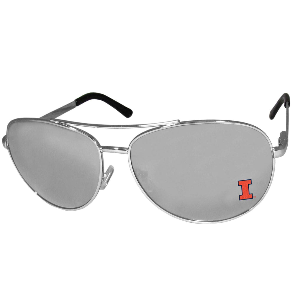 Illinois Fighting Illini Aviator Sunglasses - Illinois Fighting Illini - Flyclothing LLC