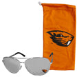 Oregon St. Beavers Aviator Sunglasses and Bag Set