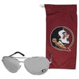 Florida St. Seminoles Aviator Sunglasses and Bag Set - Siskiyou Buckle