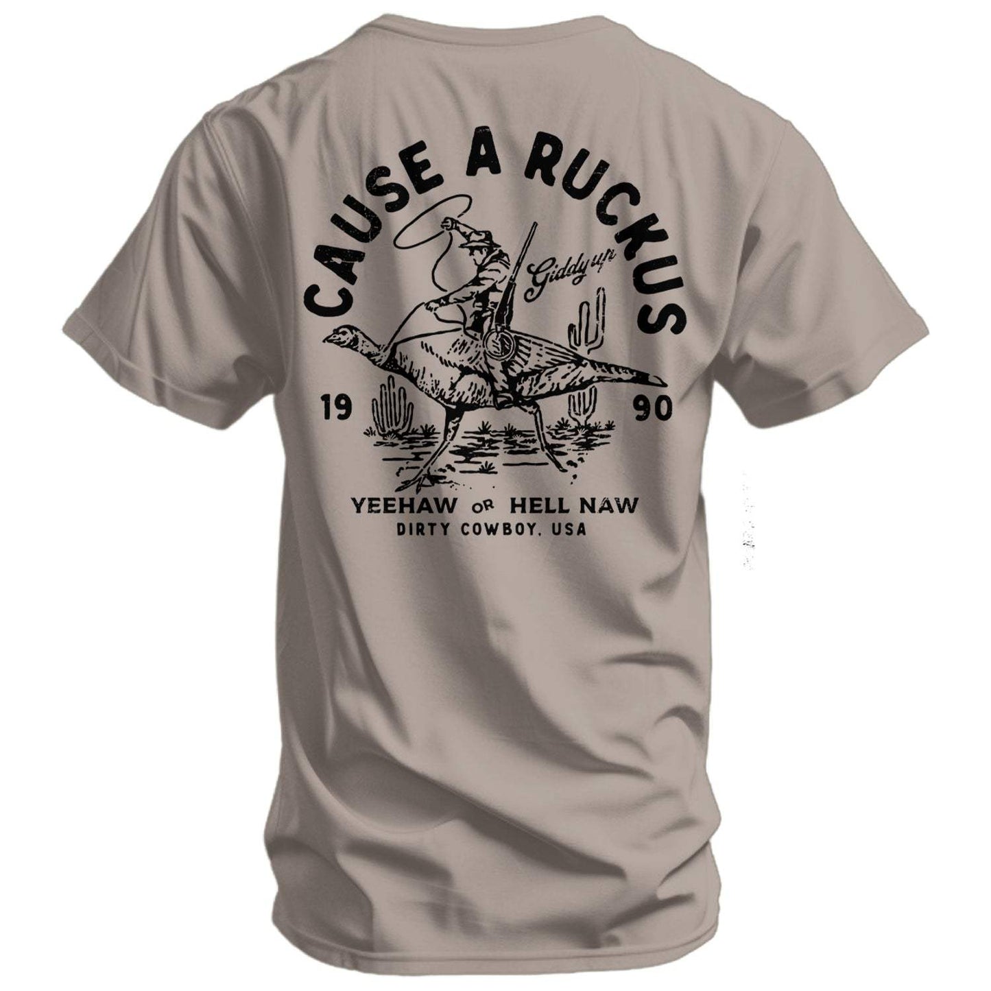 Cause A Ruckus Men's T-Shirt - DIRTY COWBOY USA - Flyclothing LLC