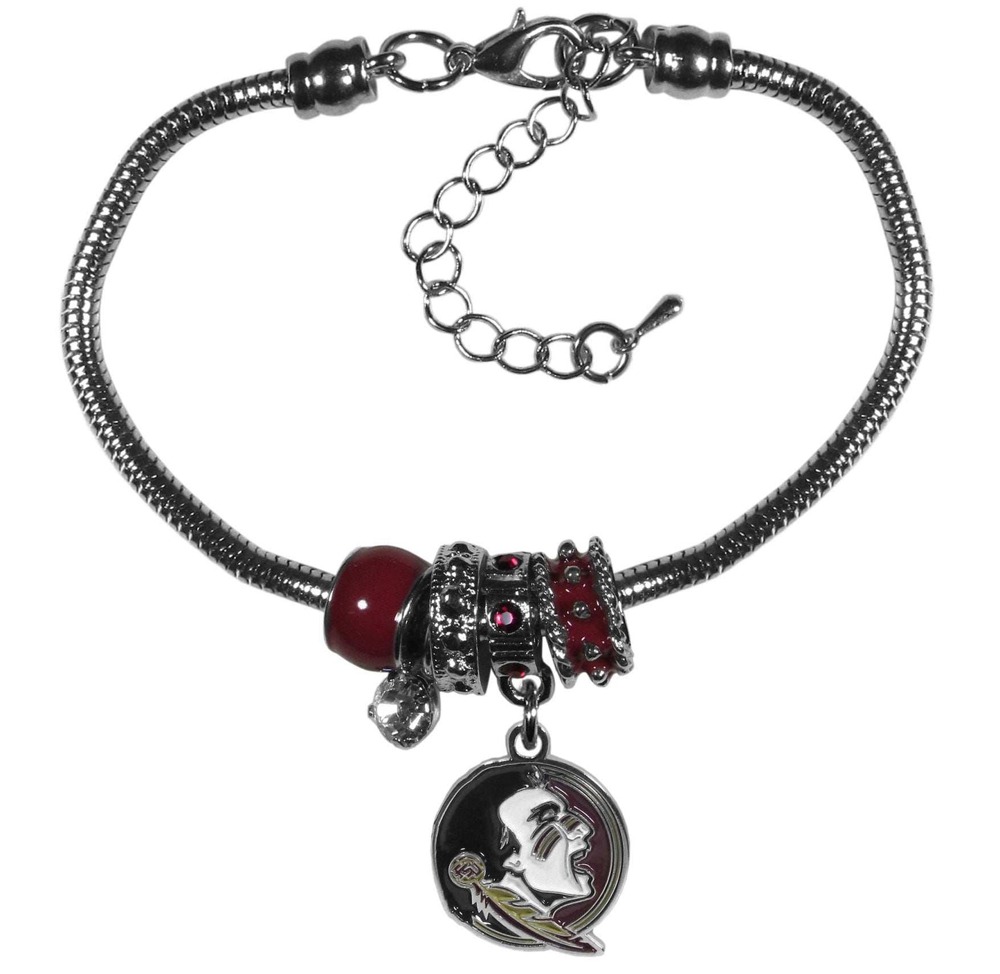 Clemson Tigers Euro Bead Bracelet - Clemson Tigers - Flyclothing LLC