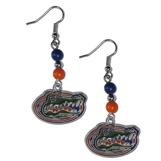 Florida Gators Fan Bead Dangle Earrings - Florida Gators - Flyclothing LLC