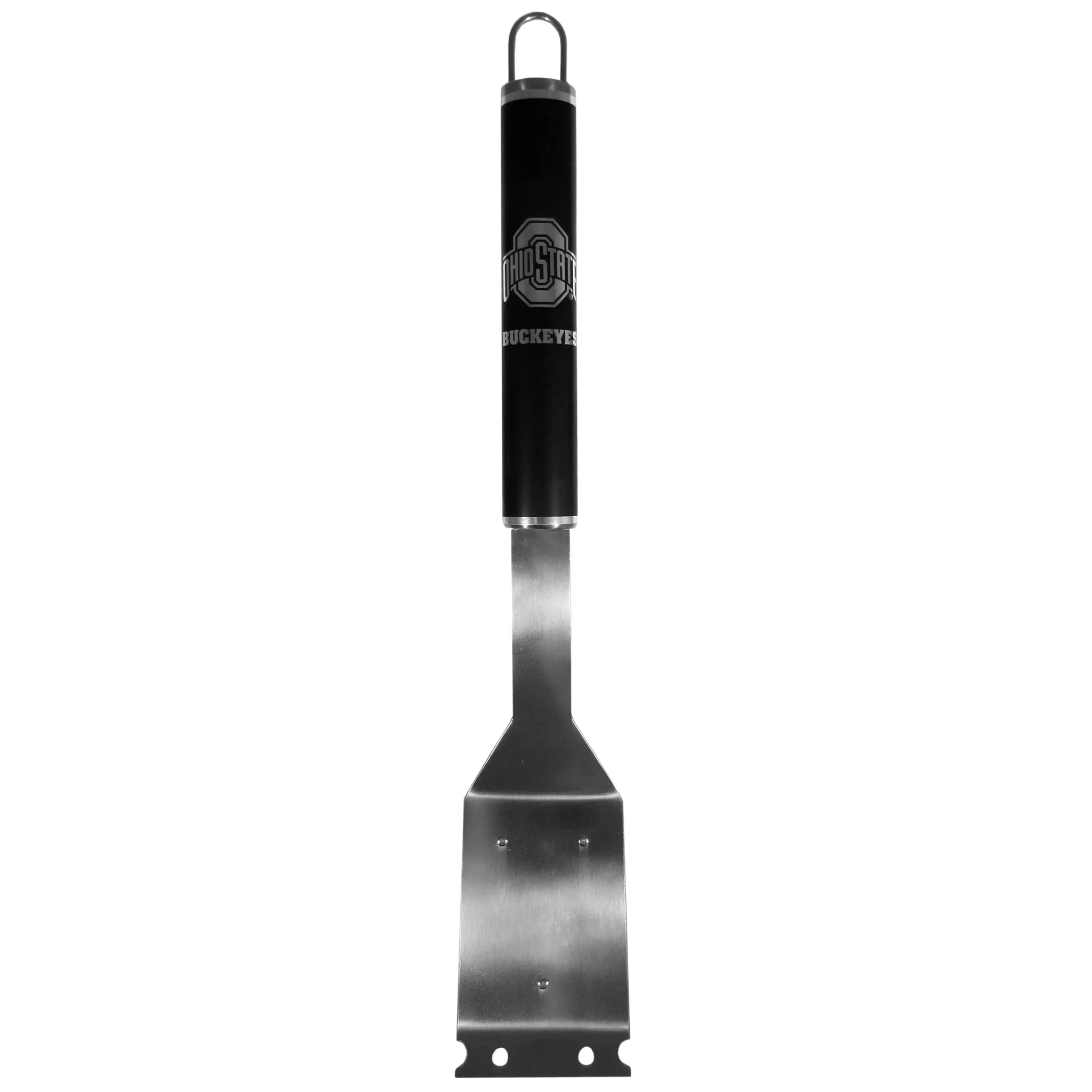 Ohio St. Buckeyes Grill Brush w/Scraper in Black - Ohio State Buckeyes - Flyclothing LLC