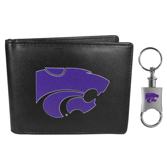 Kansas St. Wildcats Bi-fold Wallet & Valet Key Chain - Kansas St. Wildcats - Flyclothing LLC