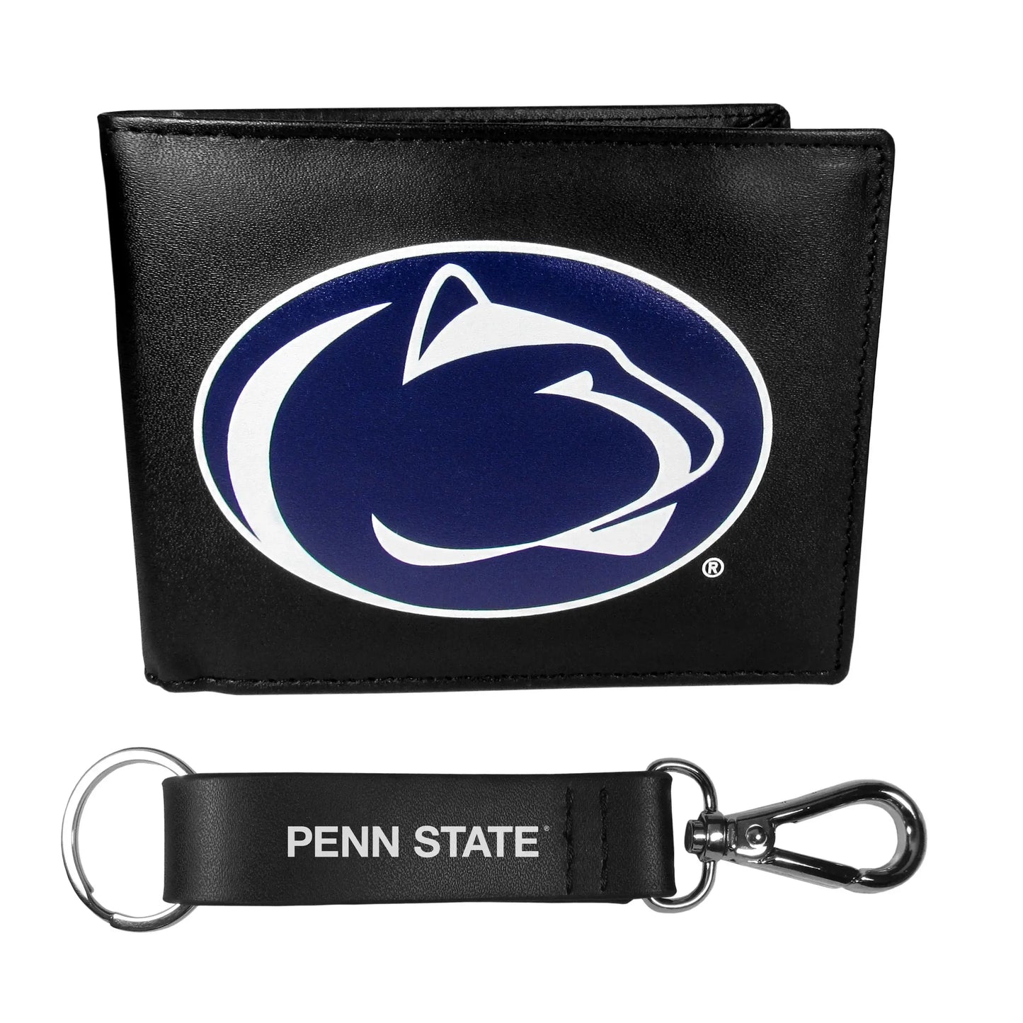 Penn St. Nittany Lions Bi-fold Wallet & Strap Key Chain - Penn St. Nittany Lions - Flyclothing LLC