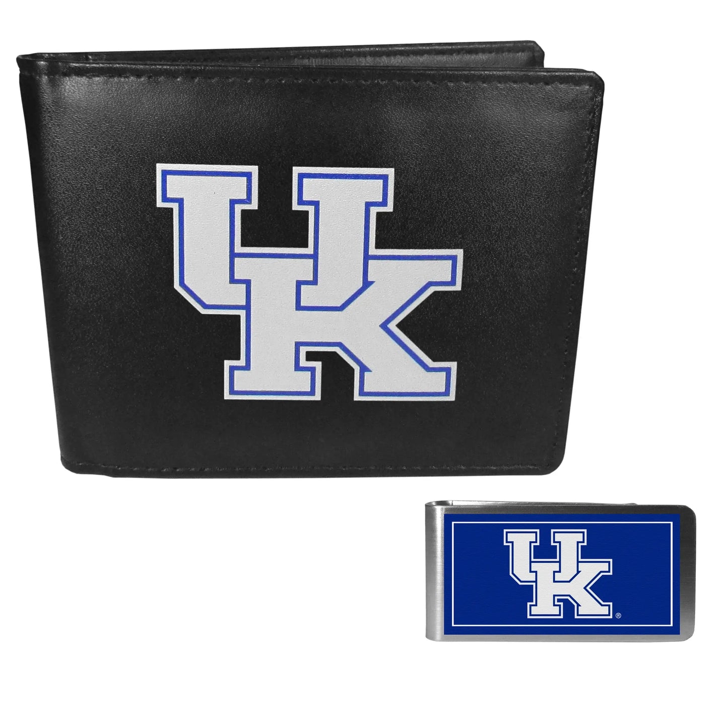 Kentucky Wildcats Bi-fold Wallet & Color Money Clip - Kentucky Wildcats - Flyclothing LLC