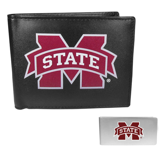 Mississippi St. Bulldogs Bi-fold Wallet & Money Clip - Mississippi St. Bulldogs - Flyclothing LLC
