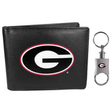 Georgia Bulldogs Bi-fold Wallet & Valet Key Chain