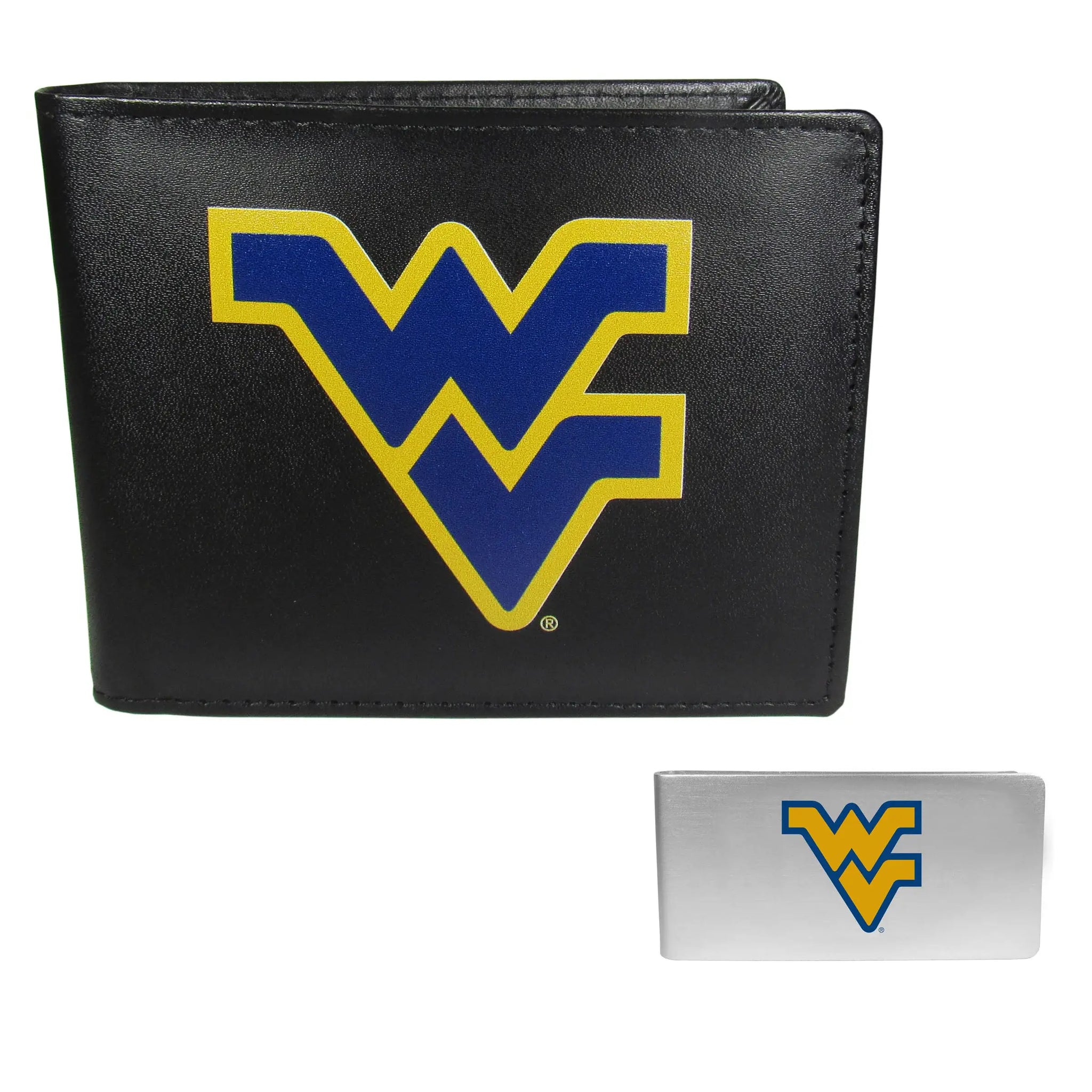 W. Virginia Mountaineers Bi-fold Wallet & Money Clip - W. Virginia Mountaineers - Flyclothing LLC