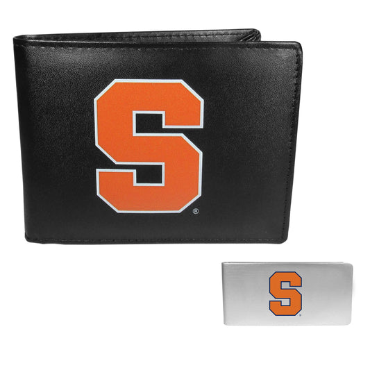Syracuse Orange Bi-fold Wallet & Money Clip - Syracuse Orange - Flyclothing LLC