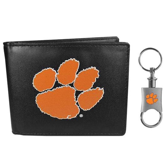 Clemson Tigers Bi-fold Wallet & Valet Key Chain - Clemson Tigers - Flyclothing LLC