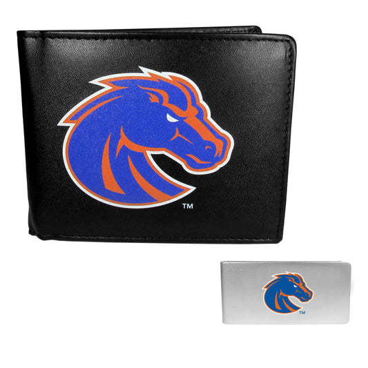 Boise St. Broncos Bi-fold Wallet & Money Clip - Boise St. Broncos - Flyclothing LLC
