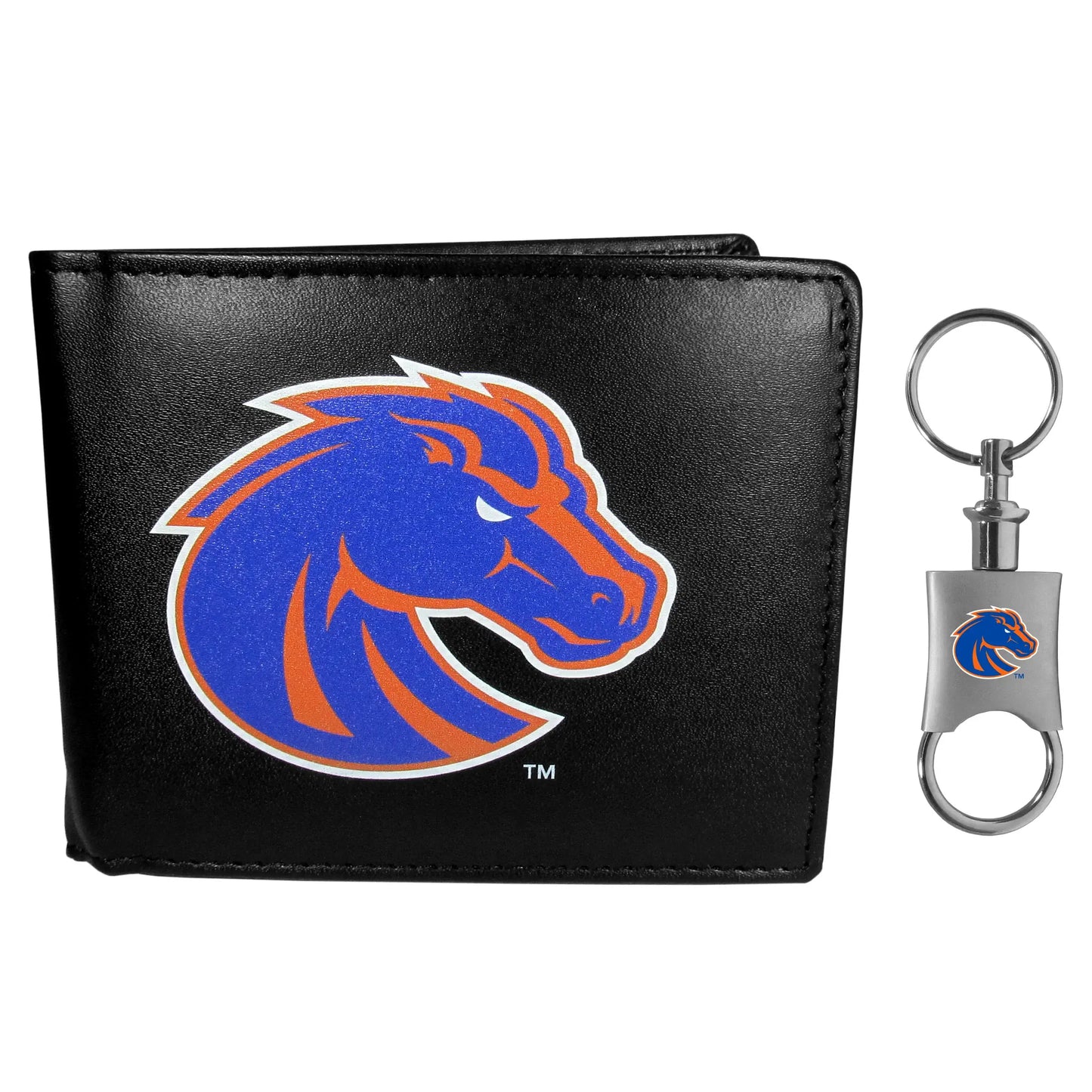Boise St. Broncos Bi-fold Wallet & Valet Key Chain - Boise St. Broncos - Flyclothing LLC