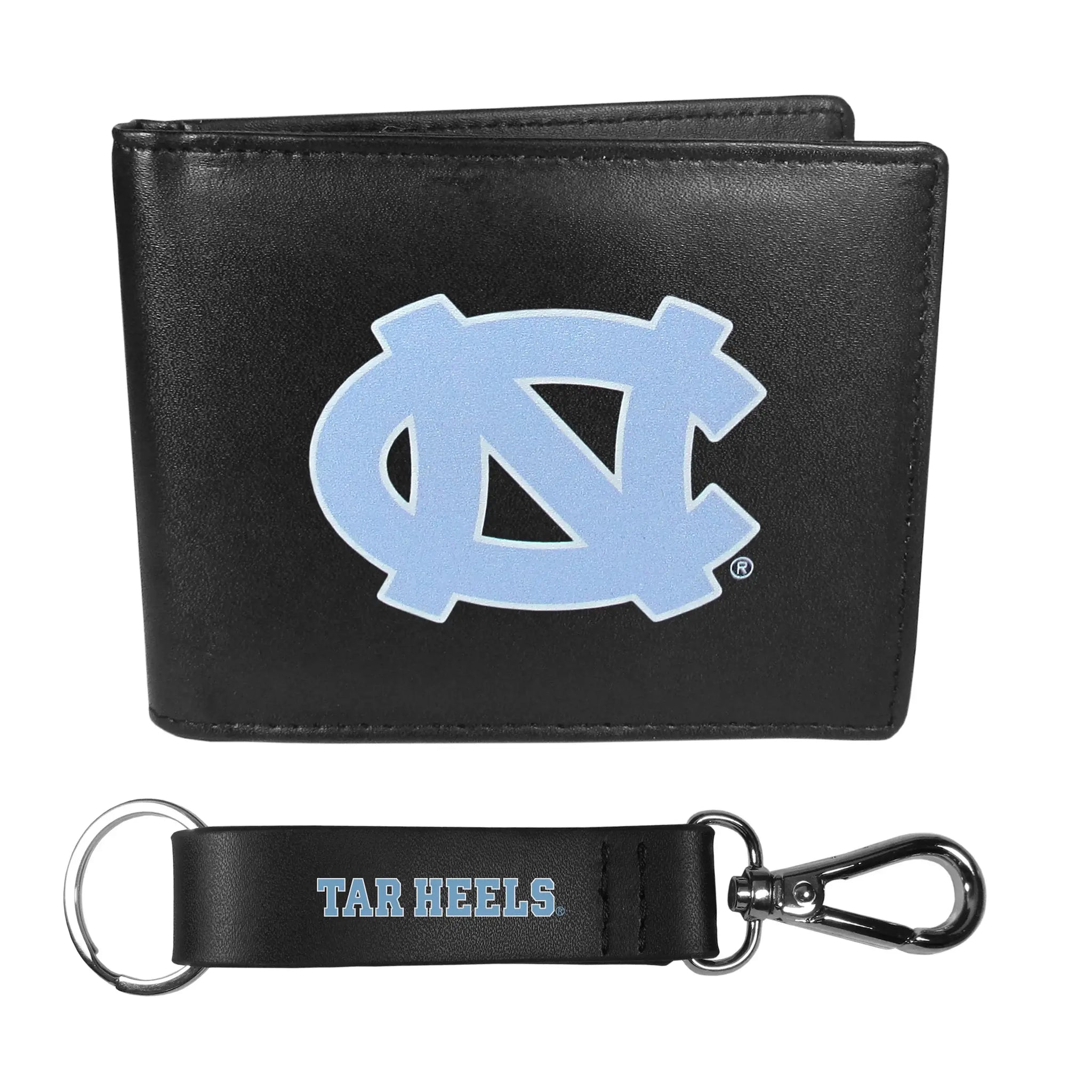 N. Carolina Tar Heels Bi-fold Wallet & Strap Key Chain - N. Carolina Tar Heels - Flyclothing LLC