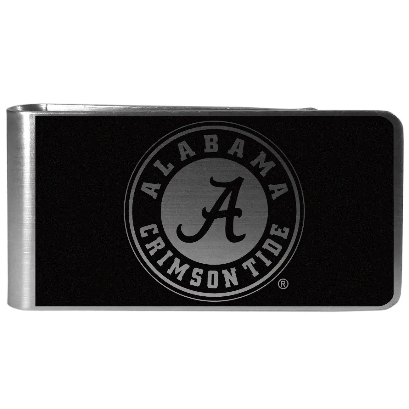 Alabama Crimson Tide Black and Steel Money Clip - Alabama Crimson Tide - Flyclothing LLC