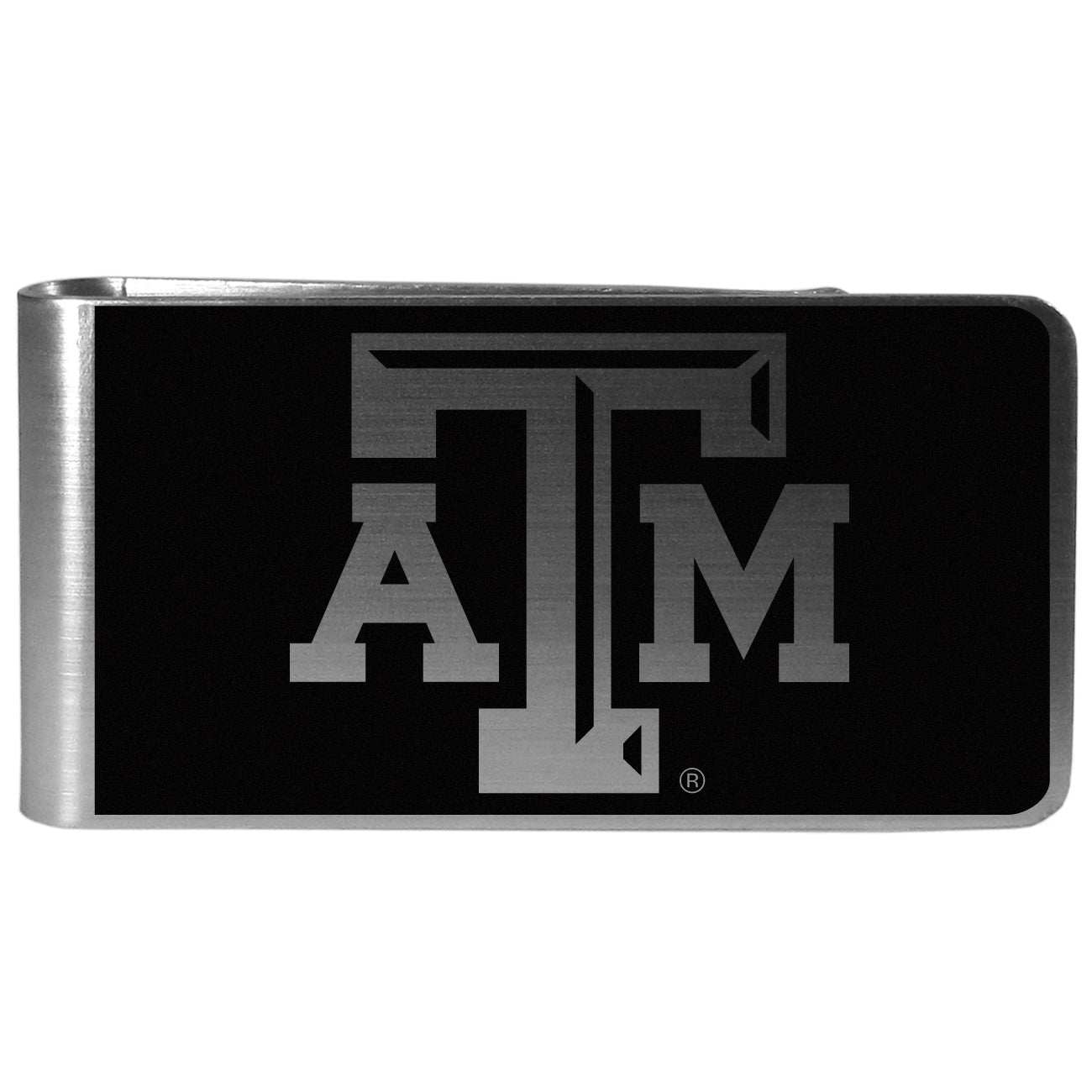 Texas A & M Aggies Black and Steel Money Clip - Texas A&M - Flyclothing LLC