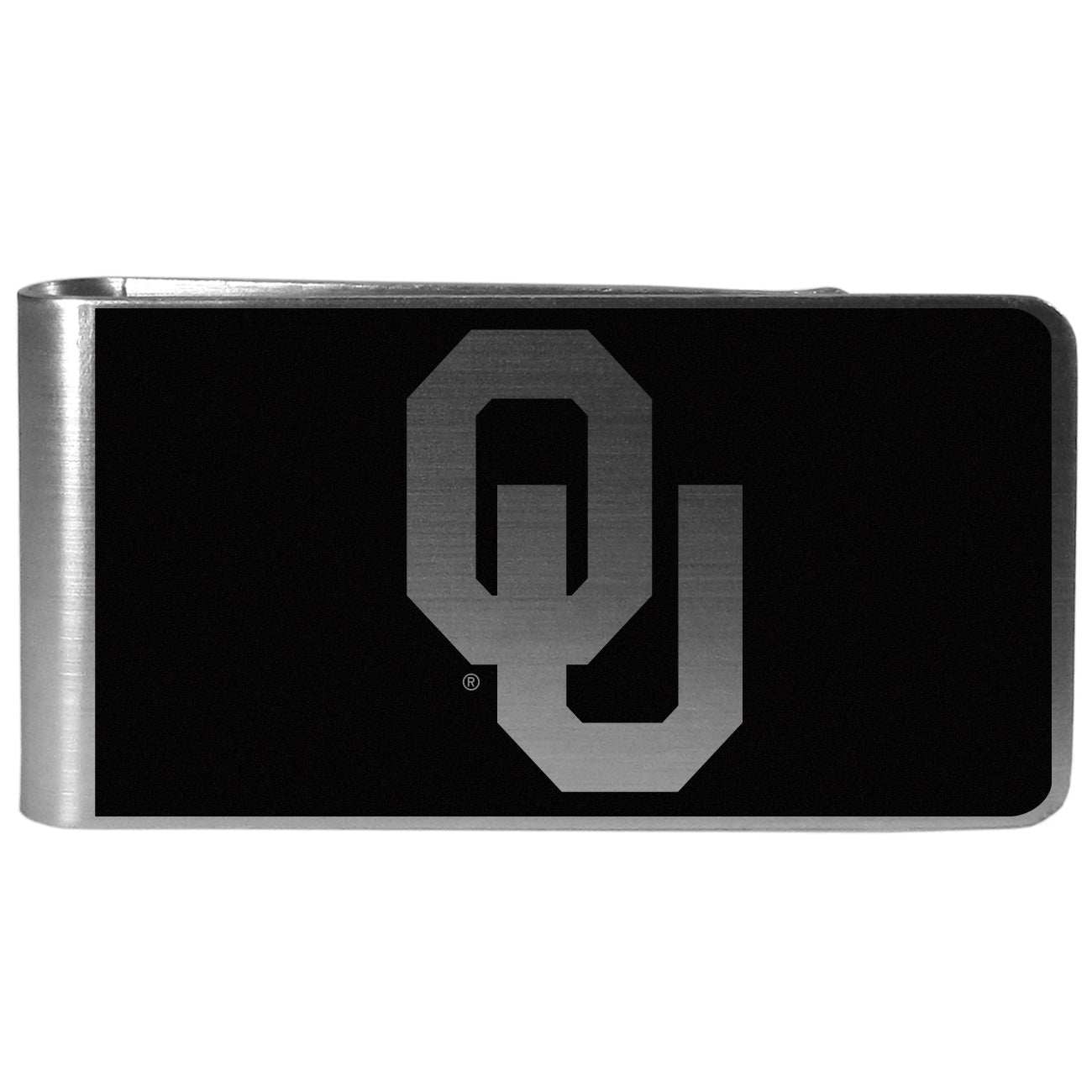 Oklahoma Sooners Black and Steel Money Clip - Oklahoma Sooners - Flyclothing LLC