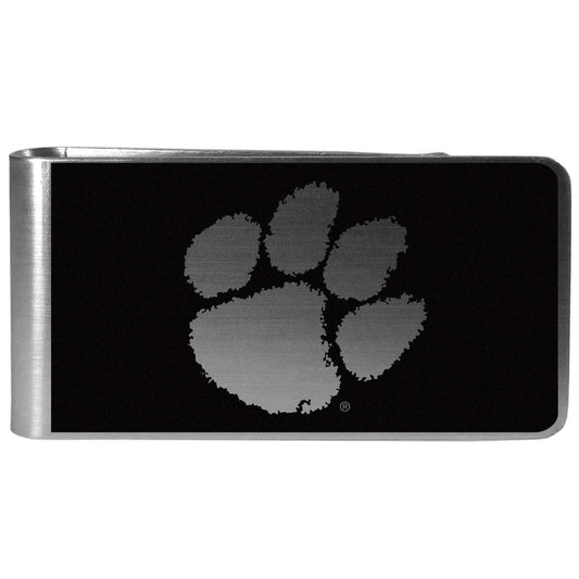 Clemson Tigers Black and Steel Money Clip - Clemson Tigers - Flyclothing LLC