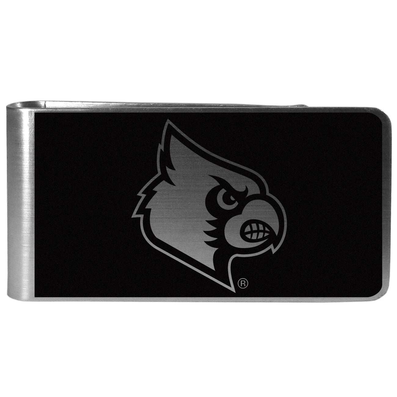 Louisville Cardinals Black and Steel Money Clip - Louisville Cardinals - Flyclothing LLC