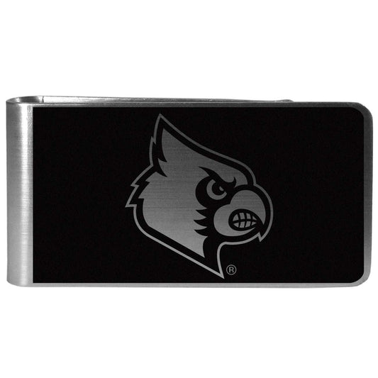 Louisville Cardinals Black and Steel Money Clip - Louisville Cardinals - Flyclothing LLC