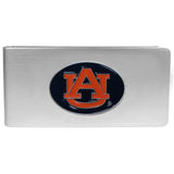 Auburn Tigers Brushed Metal Money Clip