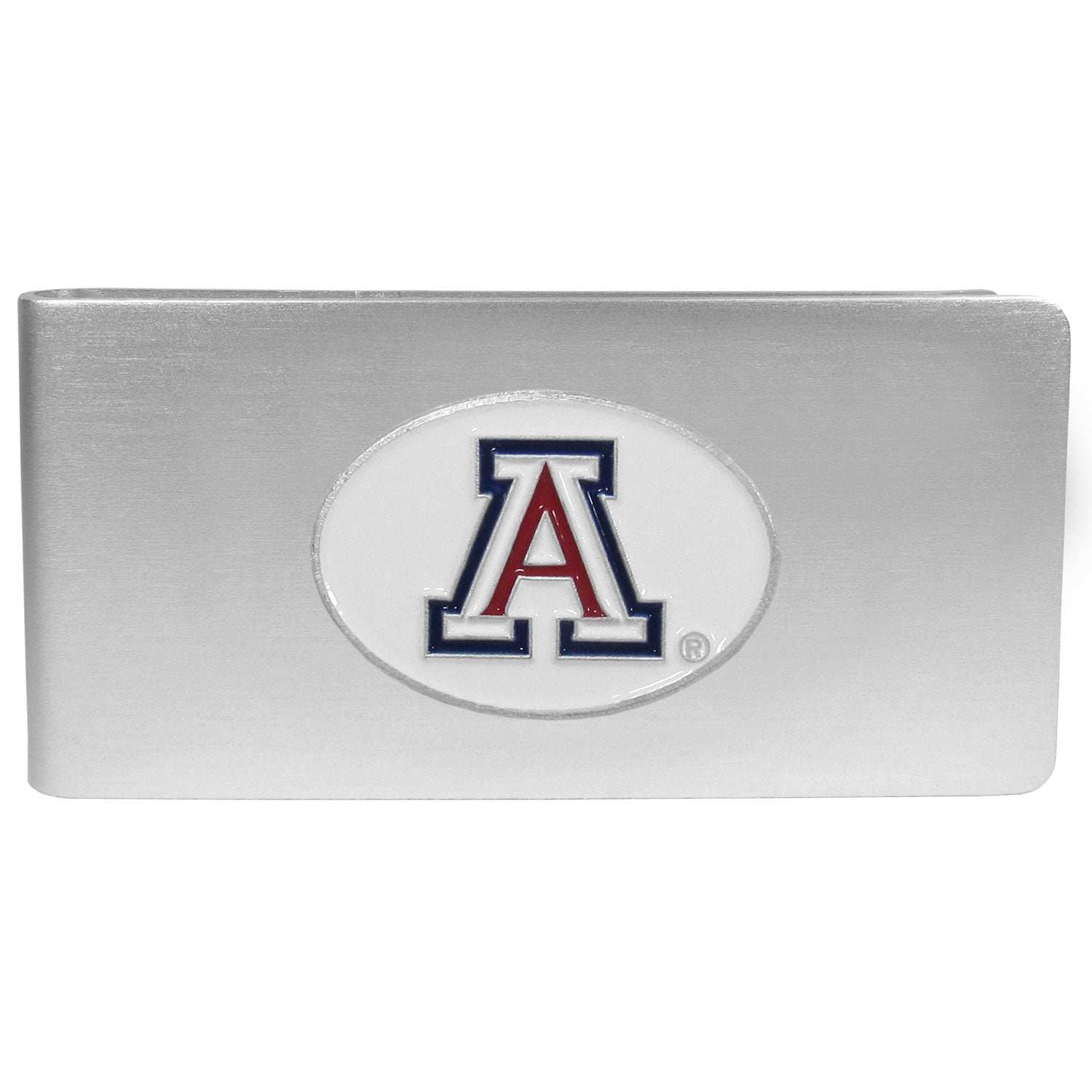 Arizona Wildcats Brushed Metal Money Clip - Arizona Wildcats - Flyclothing LLC