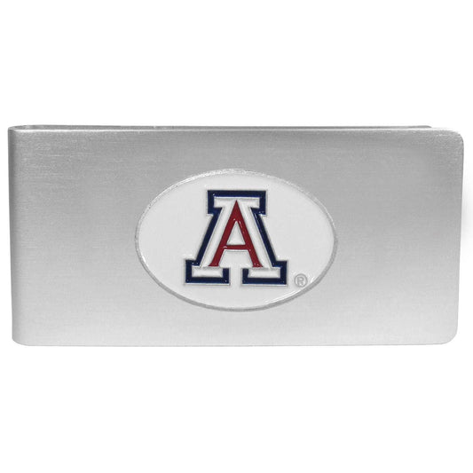 Arizona Wildcats Brushed Metal Money Clip - Arizona Wildcats - Flyclothing LLC