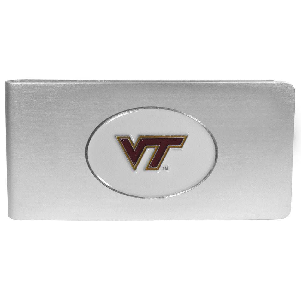 Virginia Tech Hokies Brushed Metal Money Clip - Virginia Tech Hokies - Flyclothing LLC