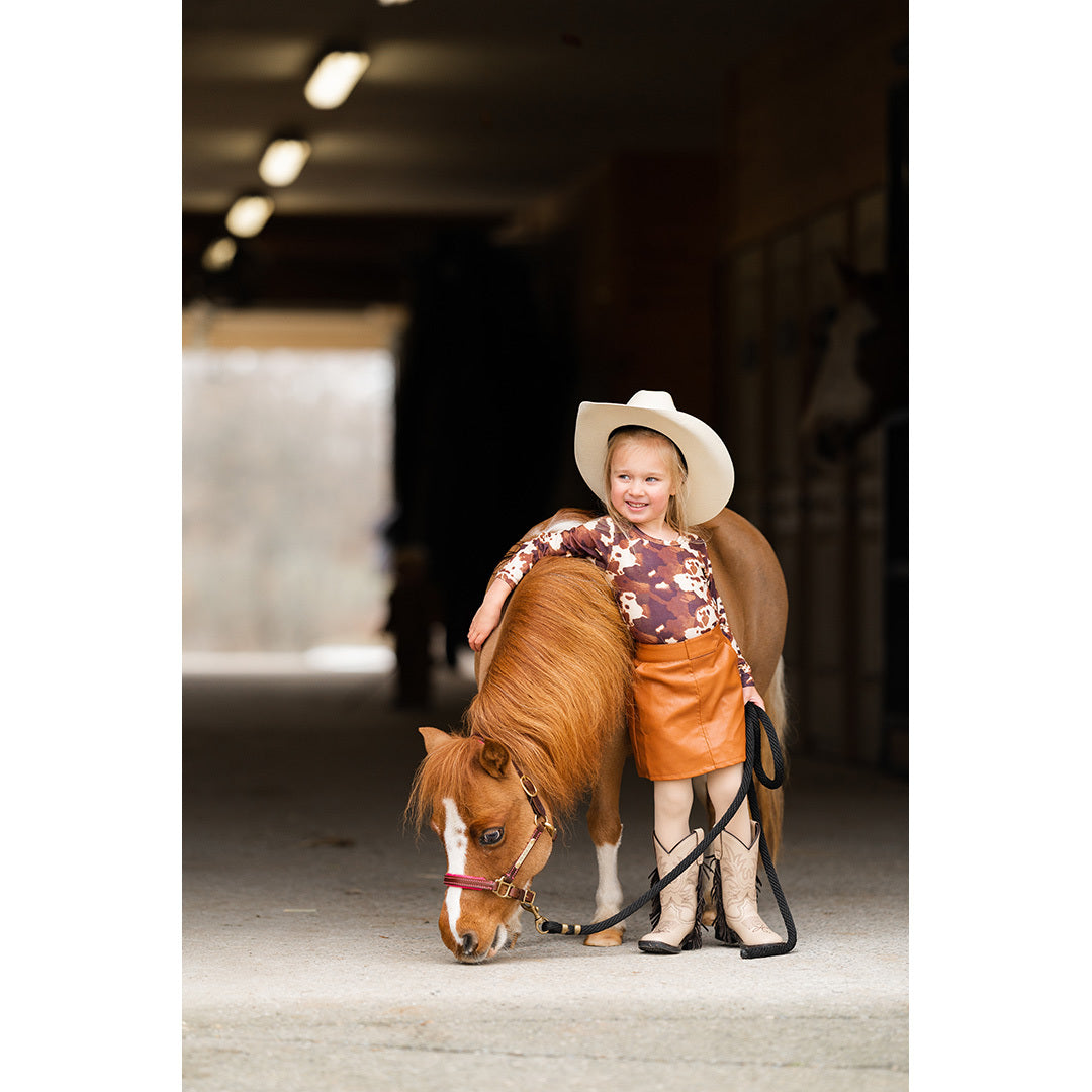 TuffRider Toddler Tan Fringe Bootie