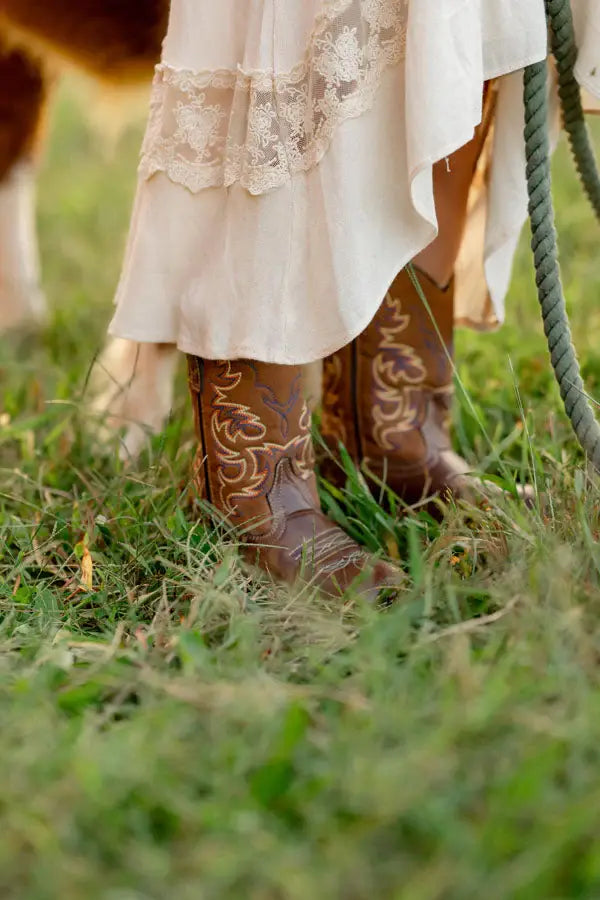 TuffRider Children's Kings Canyon Rounded Toe Western Boot - Breeches.com - Flyclothing LLC