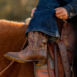 TuffRider Women Moran Leather Square Toe Western Boots - Breeches.com - Flyclothing LLC