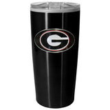 Georgia Bulldogs Black Travel Mug
