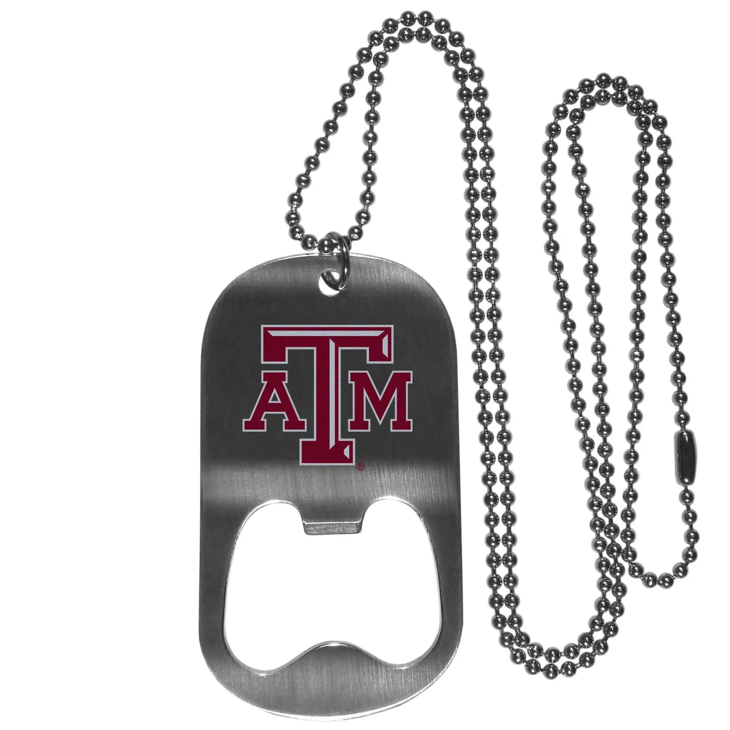 Texas A & M Aggies Bottle Opener Tag Necklace - Texas A&M - Flyclothing LLC