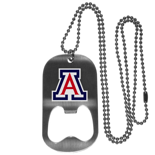 Arizona Wildcats Bottle Opener Tag Necklace - Arizona Wildcats - Flyclothing LLC