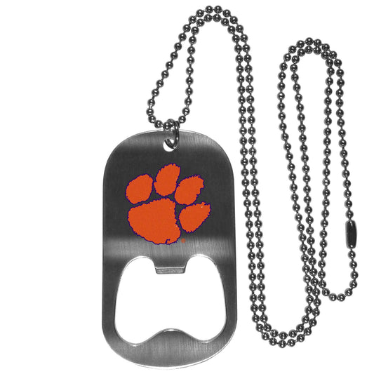 Clemson Tigers Bottle Opener Tag Necklace - Clemson Tigers - Flyclothing LLC