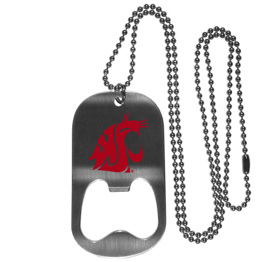 Washington St. Cougars Bottle Opener Tag Necklace - Washington St. Cougars - Flyclothing LLC