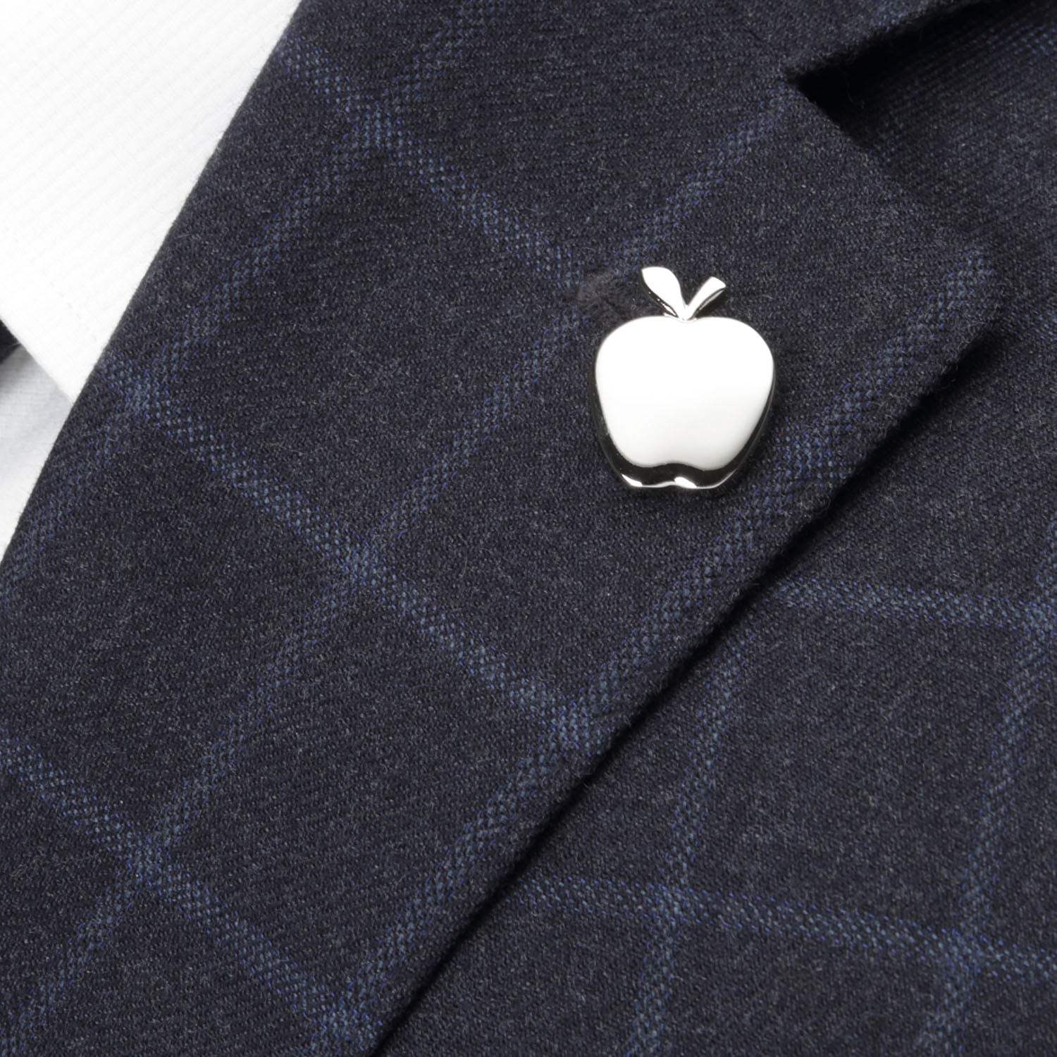 Apple Lapel Pin - Cufflinks.com - Flyclothing LLC