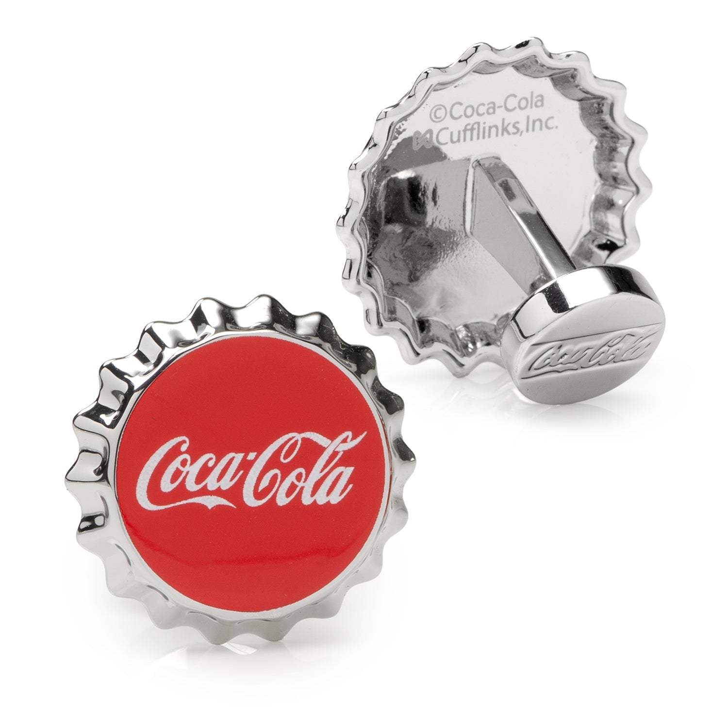 Coca-Cola Bottle Cap Cufflinks - Cufflinks.com - Flyclothing LLC