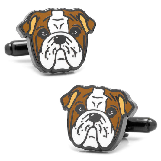English Bulldog Cufflinks - Cufflinks.com - Flyclothing LLC