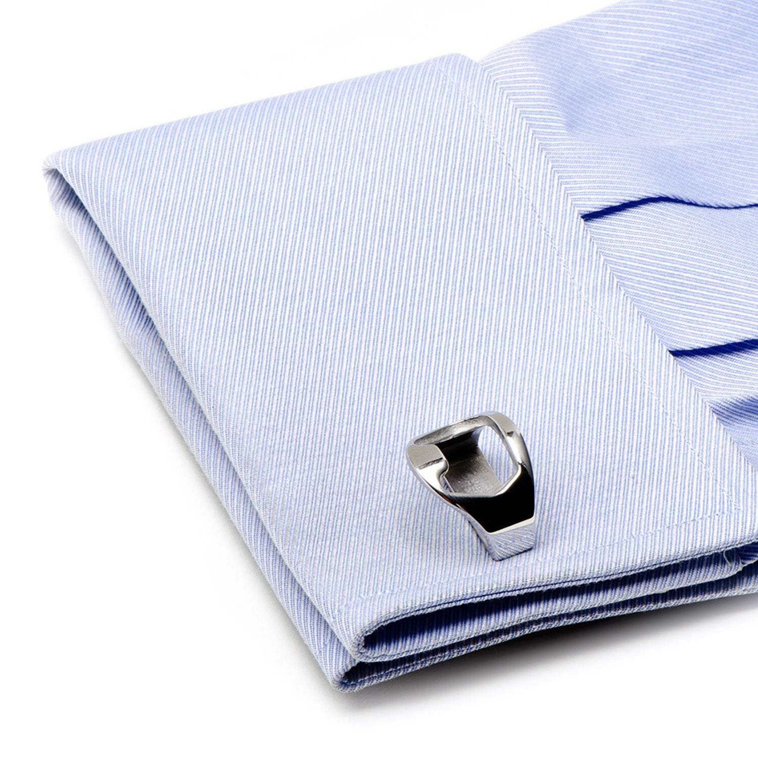 Stainless Steel Bottle Opener Cufflinks - Cufflinks.com - Flyclothing LLC
