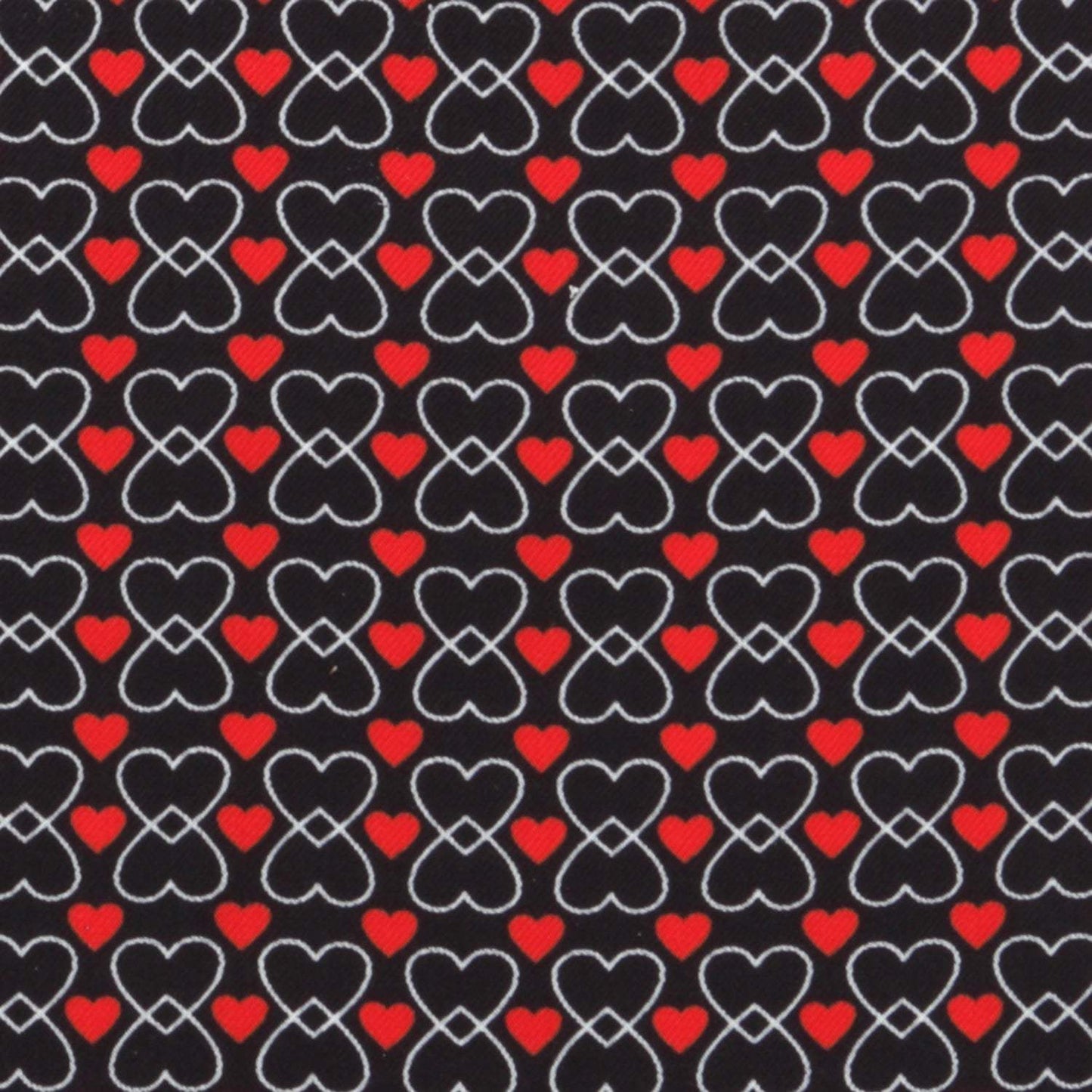 Intertwined Hearts Pocket Square - Cufflinks.com - Flyclothing LLC
